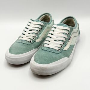 Vans Chima Pro 2 Lace Up Skate Sneakers in Teal/Aqua Suede and Canvas - Men’s US